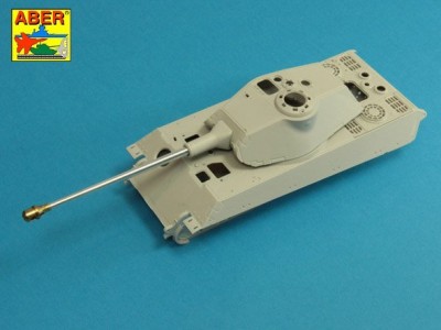 Lufa 8,8cm Kw.K 43/3 L/71 (jednoczęściowa) do czołgu Tiger II  z wieżą Porsche -wczesny - 3