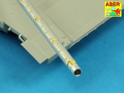 Armament for Russian Main Battle Tank T-14 ARMATA barrel for 125 mm 2A82-1M cannon  barrel for 12,7 mm Kord AA MG - 10