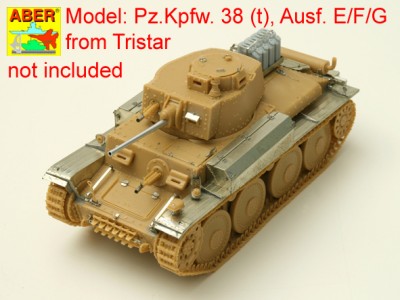 Storage boxes and additional equipment for german tank Pz.Kpfw. 38 (t) - 3