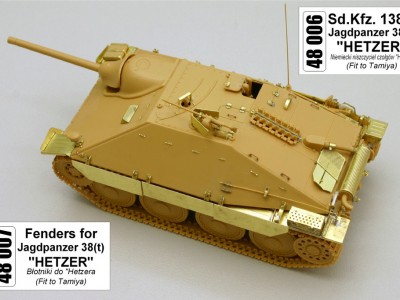 Niemieckie działo samobieżne - Jagdpanzer 38(t) ''Hetzer'' 1:48 Tamiya