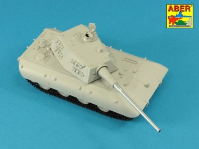 128mm KwK 44 L/65 barrel for German E-100 Super Heavy Tank - 4