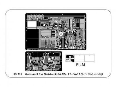 German 3 ton Half-track Sd.Kfz.11 - vol.1 - basic set - 19