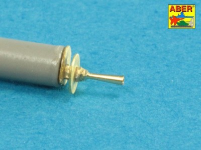Set of gun barrel tips for MG 08 x3 pcs. And barrel tips for MG 08/15 x 3 pcs. - 7