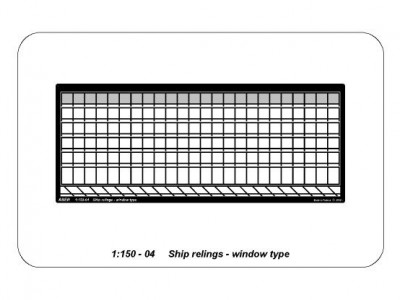 Ship railing - window type - 5