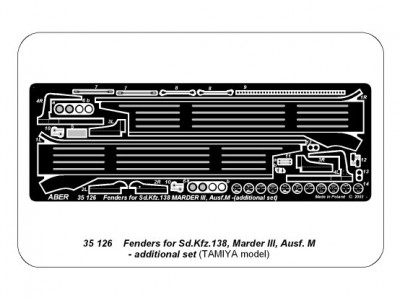 Fenders for Sd.Kfz.138, Marder III, Ausf.M - vol. 2 - additional set