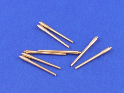 Set of 8 pcs 380 mm long barrels for turrets without antiblast covers ships Richelieu, Jean Bart - 1