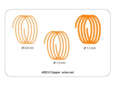 Zestaw drutów o średnicy 0,8; 1,0; 1,2 mm o dł. 1m każdy - 4