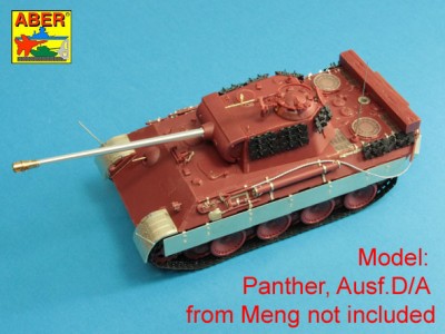 7,5 cm  barrel  with muzzle brake for Panther Ausf.A/D - 5