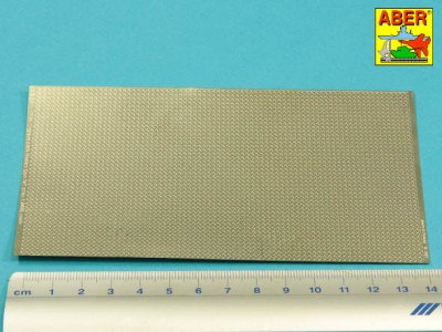 Engrave plate (140 x 77 mm) - modern type  1x1 strips, 1:24/25 scale - 1
