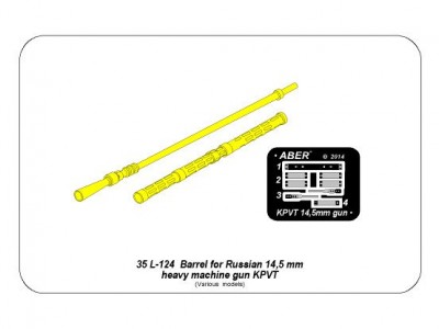 Lufa do rosyjskiego ciężkiego karabinu maszynowego 14,5mm KPVT - 8
