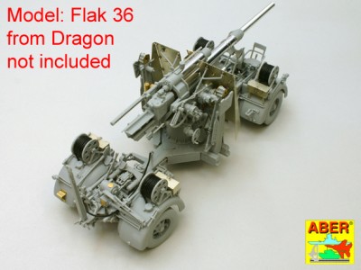 German anti tank gun FLAK 36 - vol.2 - additional set - armour - 1