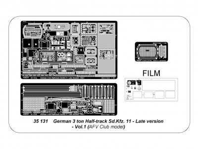 German 3 ton Half-track Sd.Kfz.11 - late version - vol.1 - basic set - 4