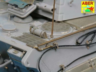 Grilles for german tank Sd.Kfz. 182 King Tiger (Porsche Turret) - 5