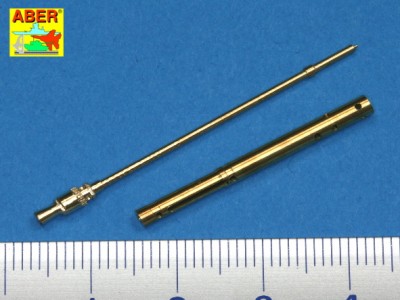 Turned barrel for German tank machine gun MG34, was in use on almost every German WW II tank, very useful set. - 2