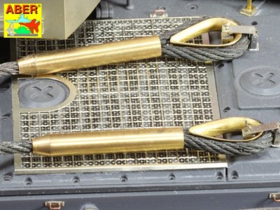 Tow cables and track cable with brackets used on Tiger I, King Tiger and Panther - 4