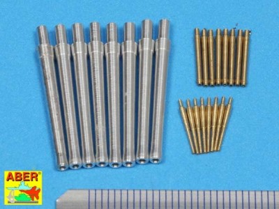 Set of Barrels for H.M.S. Warspite battleship- 15” Mk.Ix 8; 6” Mk.XII x 8; 4” Mk.XVI x 8  - 2