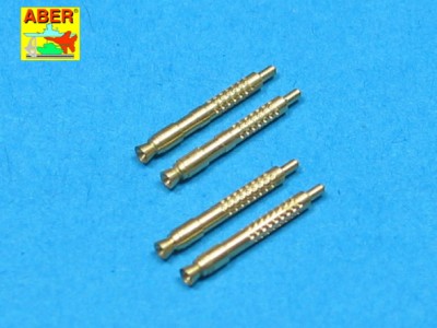 Set of 4 barrel tips for German 13 mm MG 131 aircraft machine gun - 1