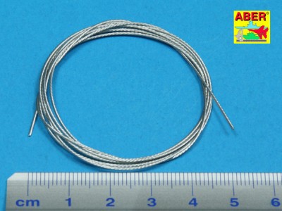 Linka stalowa na liny holownicze ø0,6mm, długość1m - 2