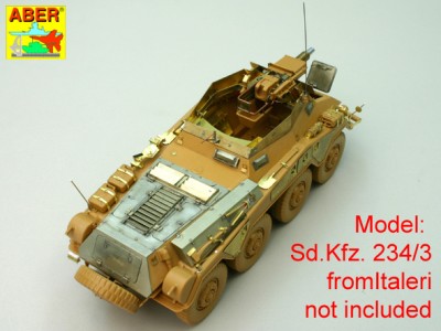 Engine upper deck for heavy armoured Car Sd. Kfz. 234 - 3