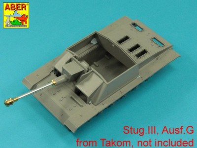 German StuK.40 L/48 7,5cm barrel with final muzzle brake for Stug.III, Ausf G final and Stug.IV  late model - 11