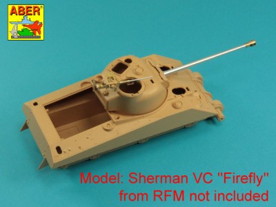 76,2mm Ordinance Q.F. 3-in. 17 PDR. Mk. IV barrel with muzzle brake for Sherman VC ''Firefly'' - 5