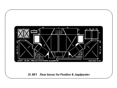 Rear boxes for Panther tanks and Jagdpanter self proppeled-gun