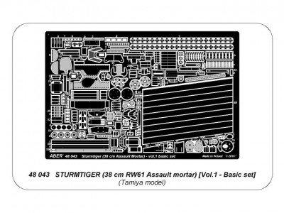 STURMTIGER (38 cm RW61 Assault mortar) [Vol.1 – Basic set]