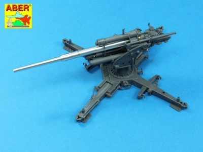 Dwuczęściowa lufa 88mm L/56 do niemieckich dział typu Flak - 7