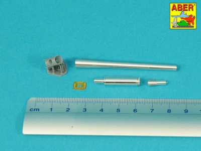 90 mm M-36 tank barrel with T-Shaped Muzzel Brake for without mantlet cover for U.S. M47 or M48A3 Patton tanks - 2