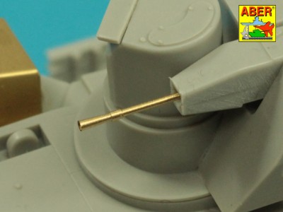 Armament for Russian Main Battle Tank T-14 ARMATA barrel for 125 mm 2A82-1M cannon & barrel for 12,7 mm Kord AA MG - 10