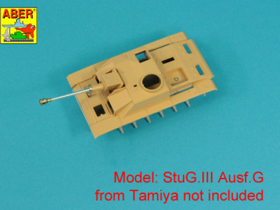 German StuK.40 L/48 7,5 cm Barrel with final model muzzle brake for StuG. III Ausf.G final - 3