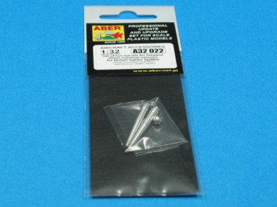 Set of two barrels for Hispano 20mm machine cannons for British fighter Spitfire - 3