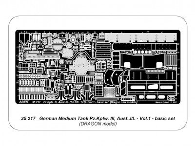 German medium tank Pz.Kpfw. III, Ausf J/L - vol. 1 - basic set - 4
