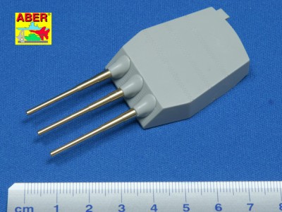 Set of 9pcs 406mm short barrels for US ships for turrets with antiblast covers: North Carolina, Washington - 4