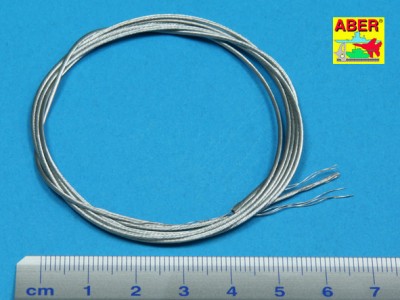 Linka stalowa na liny holownicze ø1,0mm, długość1m - 2