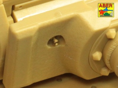 Set of 5 pcs. German Tank MG 34 machine guns tips barrels for turret mount - 6