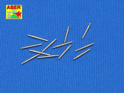 Set of 12 pcs 127mm type 89 A/A short barrels for Japan ships - 1