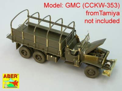 GMC 2½ ton U.S. cargo truck - open cabin - 7