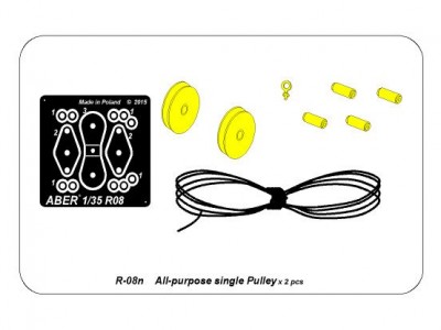 All – purpose single Pulley x 2pcs - 8