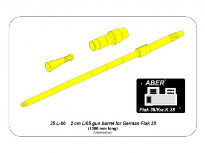 Lufa 2cm L/65 do niemieckiego działka Flak 38 - 5