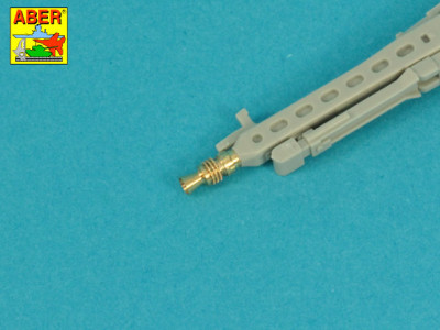 Zestaw końcówek luf do 2 niemieckich karabinów maszynowych typu MG 42 bez osłon - 7