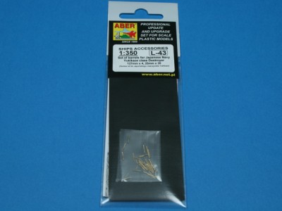 Set of barrels 127mm x 4; 25mm x 30 for  Japan Navy Yukikaze class Destroyer - 3