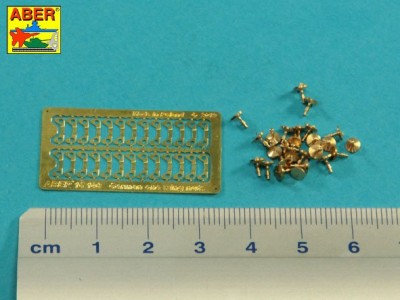 One wing nuts for German vehicles PE nuts with turned bolt x 26 pcs. - 2