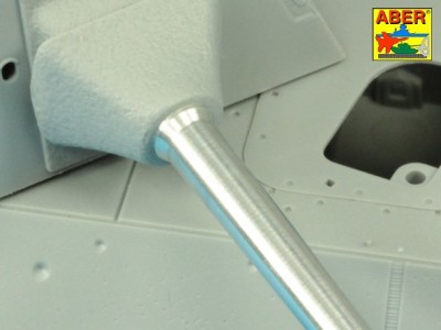 German 7,5cmKwK42L/70 gun barrel without muzzle brake for Panther Ausf. A/D/G or Panther II - 5