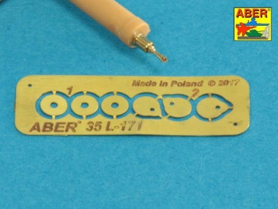 Set of gun barrel tips for MG 08 x3 pcs. And barrel tips for MG 08/15 x 3 pcs. - 4