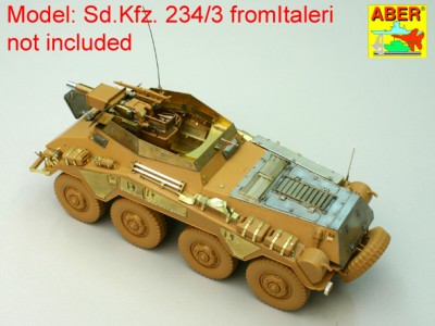 35 077 - German Heavy Armoured Car Sd.Kfz.234/3 - model from Italeri - 4