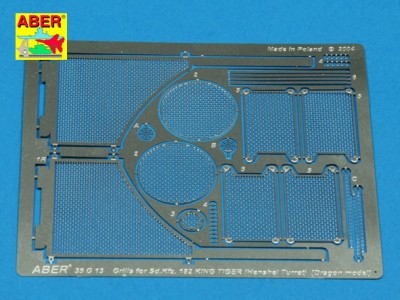 Grilles for german tank Sd.Kfz.182 King Tiger (Henshel Turret) - 1