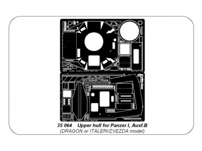 Upper hull for Panzer I, Ausf.B - 16