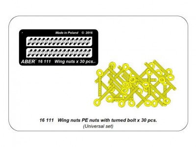 Wing nuts PE nuts with turned bolt x 30 pcs. - 9