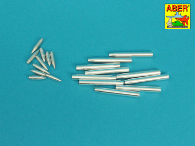 Set of 7,5cm projectiles x 10 pcs. for  German A/T gun PaK 40 - 1